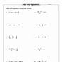 Worksheet Works Mixed Equations
