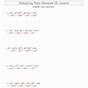 Multiplying Two Binomials Worksheet