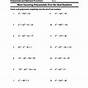 Factoring Worksheet Algebra 2 Answers