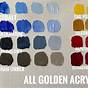 Golden Acrylic Color Chart