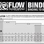 Flow Bindings Size Chart