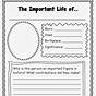 Famous Person Research Worksheets