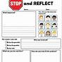 Behavioral Reflection Sheet Pdf