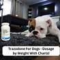 Trazodone For Dogs Dosage Chart By Weight Kg