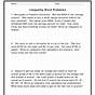 Free Inequality Worksheets