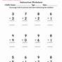 Math Subtraction Worksheets