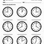 How To Read A Clock Worksheet