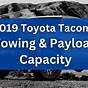 Tacoma Towing Capacity 2019