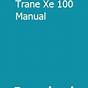 Trane X80 User Manual