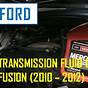 2007 Ford Fusion Transmission Fluid Check