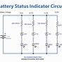 Simple Battery Level Indicator Circuit Diagram