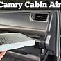 2017 Toyota Camry Se Cabin Air Filter