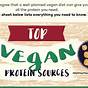 Vegan Protein Sources Chart