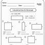 Finding Area Of Rectangles Worksheets
