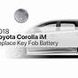 Battery For A 2015 Toyota Corolla Car Key