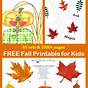 Free Fall Printables For Toddlers
