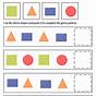 Complete The Pattern Worksheet Kindergarten