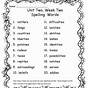 Words For 3rd Graders To Spell