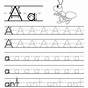 Kindergarten Letter A Worksheets