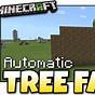 Simple Automatic Tree Farm Minecraft Bedrock