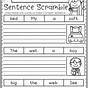 Printable Pictures For Sentence Writing