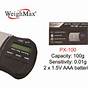 Weighmax Digital Scale Instructions