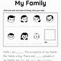 Family Worksheet For Preschoolers