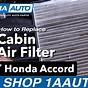 2018 Honda Accord Cabin Air Filter Removal