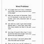 Word Problems For First Graders