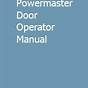 Powermaster Gate Operator Manual