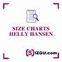 Helly Hansen Size Chart