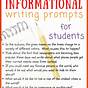 Informational Writing Prompts 4th Grade