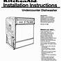 Samsung Dishwasher Installation Manual