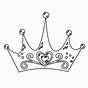 Printable Crown Coloring Pages