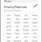 Descriptive Words Worksheet 2nd Grade