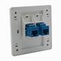 Cat 6 Network Wall Plate