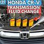 Changing Transmission Fluid 2019 Honda Crv
