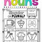 Kindergarten Plural Nouns Maze Worksheet