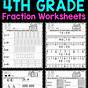 4th Grade Fractions Worksheet