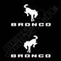 Ford Bronco Logo Black And White