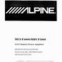 Alpine Mrv F357 Owner's Manual
