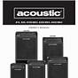 Acoustic A1000 User Manual