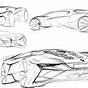 Sketches And Diagrams Of A Car