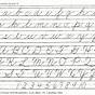 Zaner Bloser Cursive Handwriting