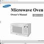 Samsung Microwave Oven Manual