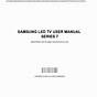 User Manual Samsung Tv