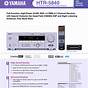 Yamaha Htr 5640 Manual