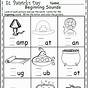 Kindergarten Beginning Sound Worksheet