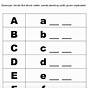 Three Letter Words Worksheets