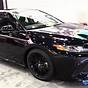 2022 Toyota Camry Black With Red Interior